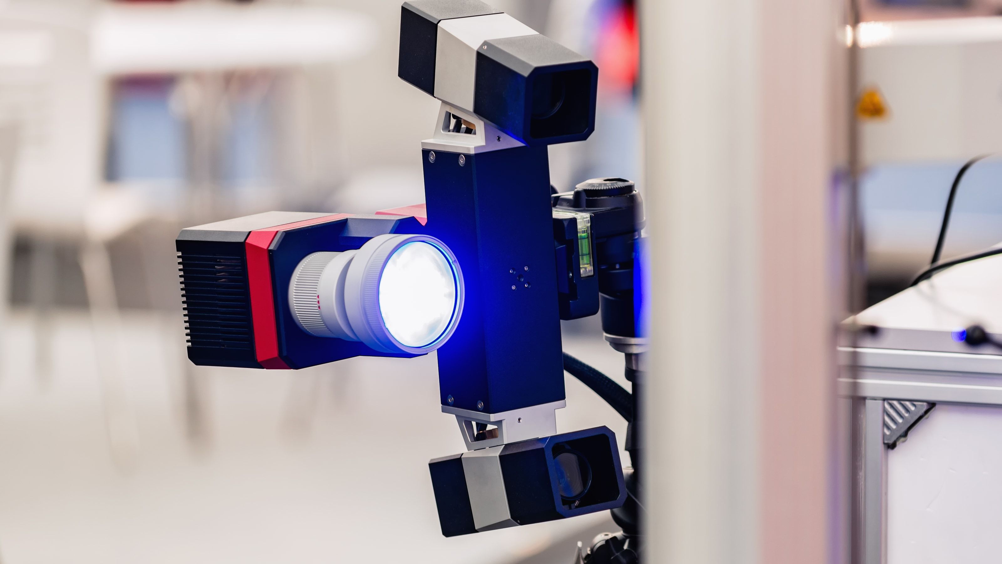 Sensor de visión artificial industrial con iluminación