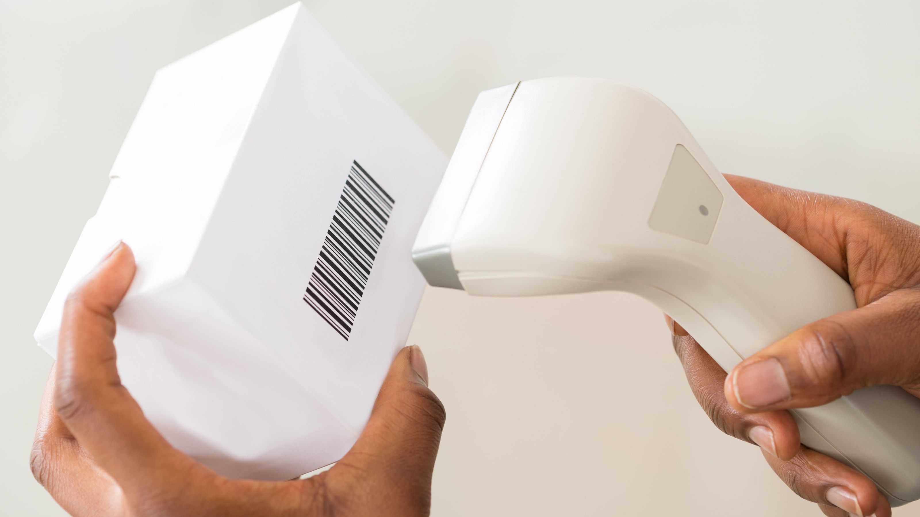 Lectura de un código con escáner industrial